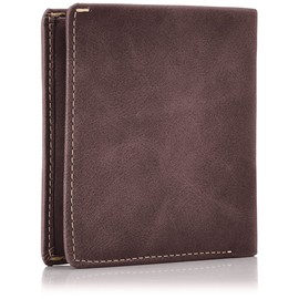 Hanatra M07-Black Italian Leather Bi-fold Wallet, Light and Small Wallet, Vegetable Tanned Leather, purple