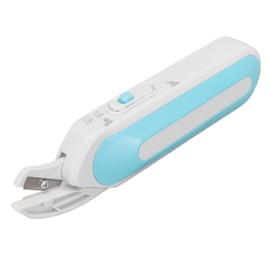 Sewing Scissors, Fabric Scissors, Safety Switch, Electric Hand Scissors, Embroidery Scissors, Portable Scissors for Cutting Paper, Leather, Fabric (White)