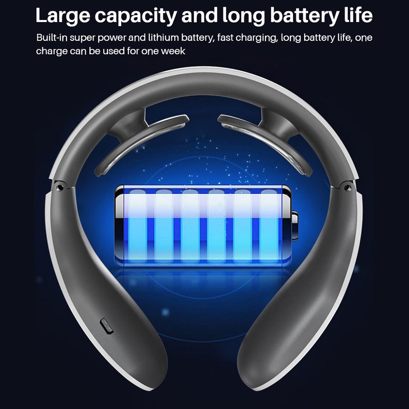 Smart Neck Massager Relieve Cervical Muscle Pain Multifunction Recharge Cervical