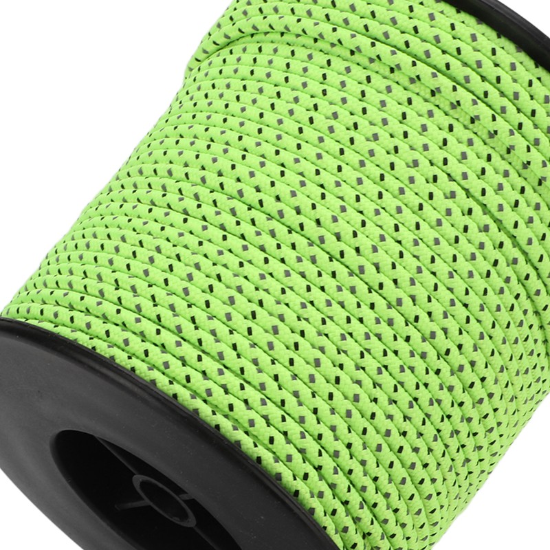 Camping Rope Fluorescent Tent Reflective Cord for Outdoor Camping Hiking