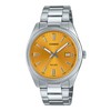 Casio MTP1302PD-9AV Yellow Dial Watch, Black