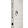 bricoleva.it Sliding Door Lock Set Round Rosette with Key Handle