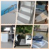 Hjdeck EVA Foam Decking 47.2"x16.1" Self-Adhesive Boat & Yacht Flooring,