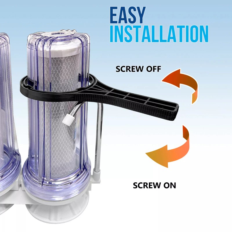 Ronaqua Dual Countertop Water Filtration Unit: and Yearly Supply of