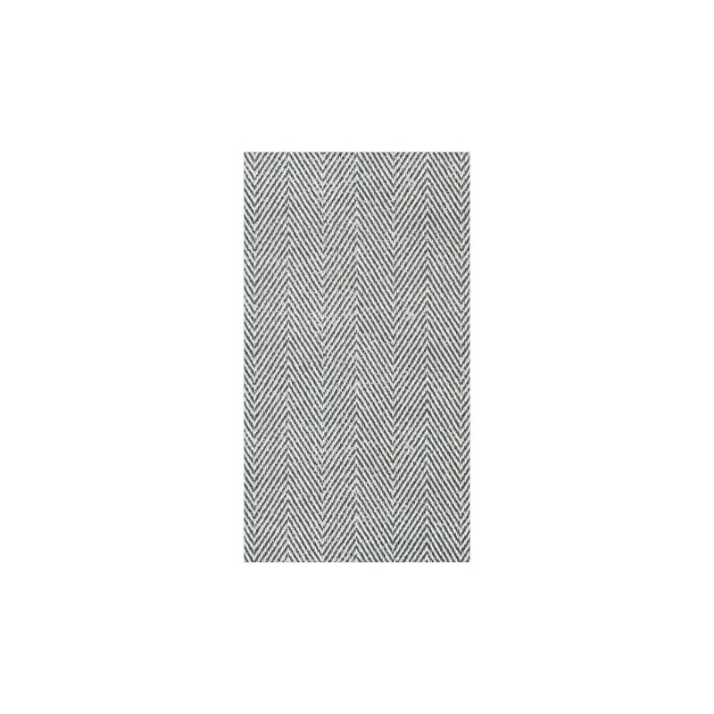 Caspari Jute Paper Linen Guest Towels in Charcoal, Pack of