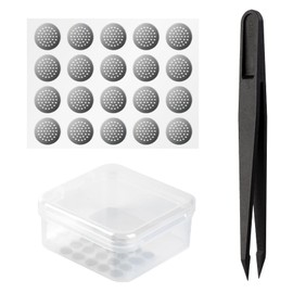 20PCS Nickel Earbuds Filters, Earphone Filter Mesh Protective Filters, in Ear Monitor Anti-Dust Sweat-Resistant Protective Filters for Earbud, in-Ear Headphones, Earphone Accessories (5169, 4.5mm)