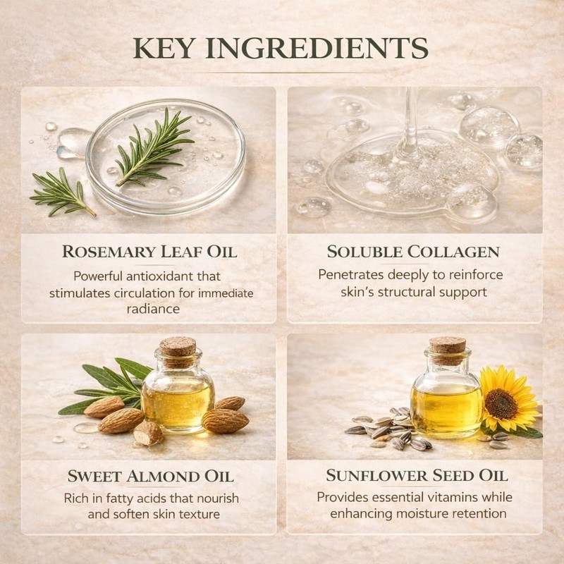 Collagen Oil for Skin Tightening & Lifting, for Full Body