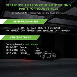 Conjunto de cuerpo de acelerador electrónico para Volkswagen Beetle 2014-2017 Jetta 2014-2018 Passat 2014-2017 1.8L L4, reemplazar la pieza # 06K133062AA TB1255