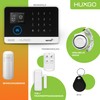 HUXGO® HXA003 Wireless Alarm System Set WiFi + GSM 4G