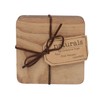 Creative Tops 5115973 Set of 4 Oak Veneer Coasters, 10.5