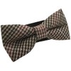 Bowties.jp bd731 Brown Glen Check Wool Bowtie, Bowtie, Easy to
