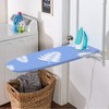 SheeChung 14x42 Inch Over-The-Door Ironing Board Replacement Pad/Cover,100% Cotton Iron