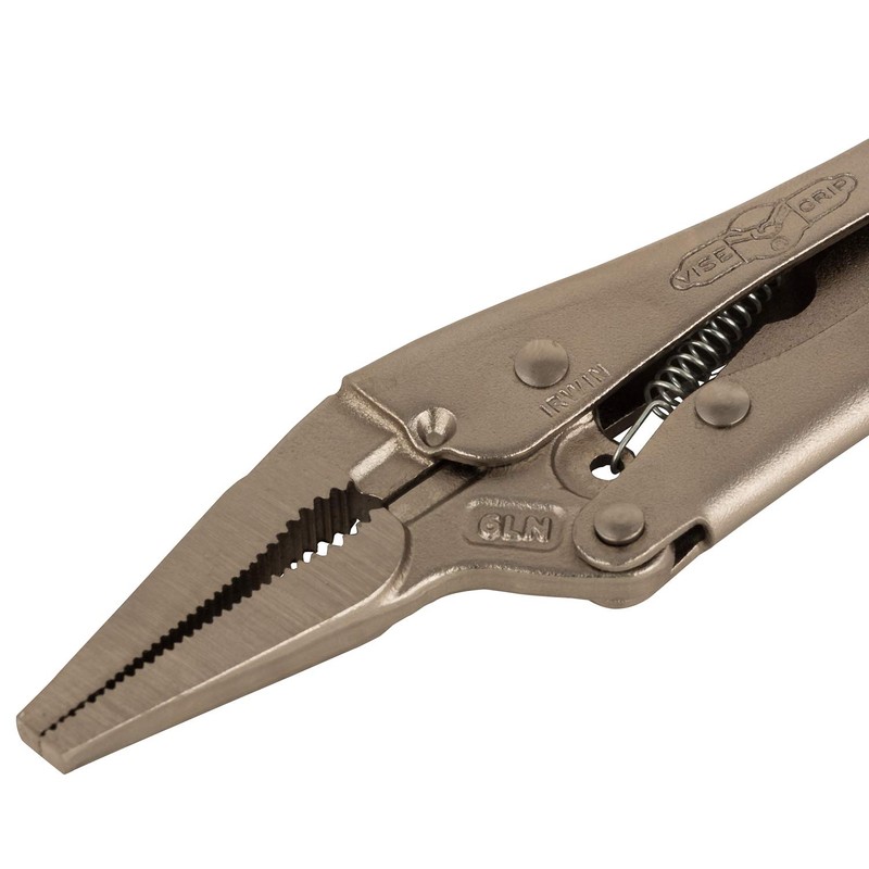 IRWIN T1402EL4 Visegrip Carded Long Nose Plier 6In, Silver