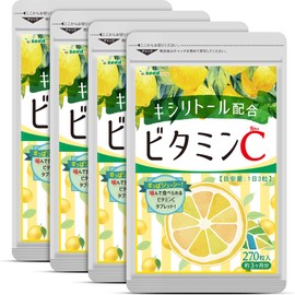 シードコムス ビタミンC サプリ アスコルビン酸 レモンパウダーキシリトール (約12ヶ月分 1080粒)