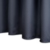 YISURE Black Short Shower Curtain for Walkin Tub, Polyester Fabric