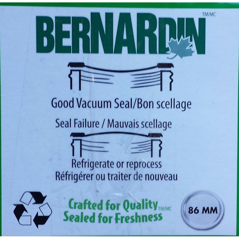 Bernardin Mason Jar Lids - Wide