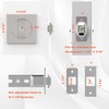 Pocket Door Lock Indicator Lock Flush Handles Latch Privacy Bed/Bath