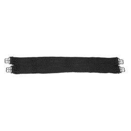 Stübben Cord girth with stainless steel roller buckles - black - 48"·120cm