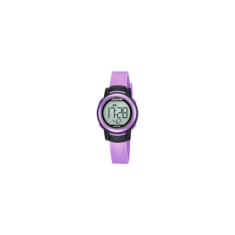 Calypso Women's Digital Quartz Watch with Plastic Strap, K5736/4