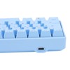 Mechanical Keyboard 64 Key White Light 3 Mode Ergonomic Layout