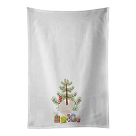 German Langshan Chicken Christmas White Kitchen Towel Set of 2