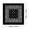 Bycc Bynn 3 Pack Pure Cotton Paisley Pattern Bandanas Square