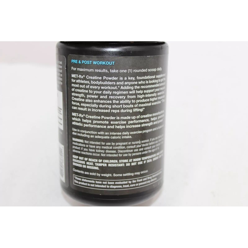 MET-Rx Lot of 3 Met-Rx Creatine Monohydrate Unflavored Powder Expires