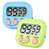2 Pack Digital Timers, Magnetic for Kitchen & Teachers (No