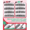 Wispy Eyelash Clusters, Natural DIY Cluster Eyelash Extensions, 7 Pairs,