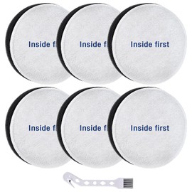 Artriase Vacuum Filter Replacement for Eureka Powerspeed NEU180 NEU180C NEU182A NEU182B NEU12CT NEU186 NEU188 NEU188A NEU190 NEU192A, Compare to Part # E0202, 6 Pack Pre-Motor Foam Filters