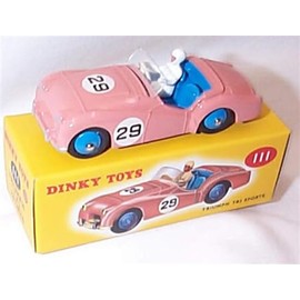 atlas editions miniatures dinky 111 no29 triumph TR2 sports vehicle diecast model