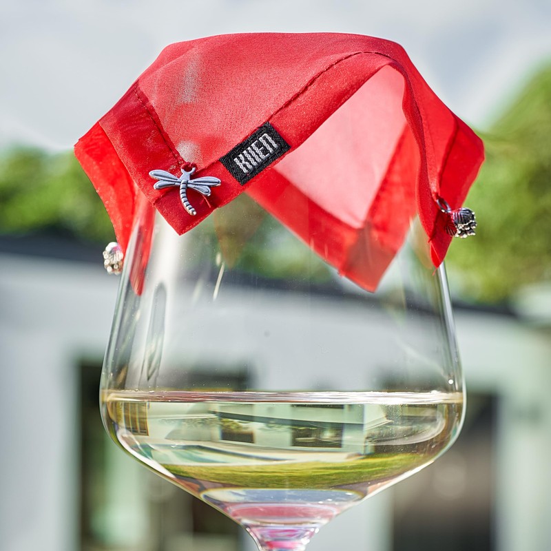Khen Weighted Outdoor Wine Glass Covers - Set of 4