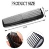 DAZISEN 4 Pieces Hair Combs - Plastic Pocket Combs Fine