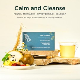 Tea Facto Herbal Tea - Natural Remedy Combo with Fennel Tea, Soursop Tea & Sweet Rescue - Soothing Herbal Blend for Relaxation and Wellness - 15 Whole Leaf Tea Bags