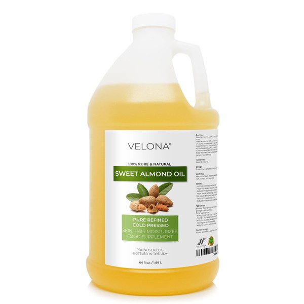 velona velona Sweet Almond Oil - 64 Fl Oz |