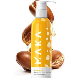 Heat Protection Cream - Leave-In Growth Stimulator with Thermal Protector, Anti Hair Loss, Oil Control, Moisturizing, Restructuring 6.8 Fl Oz.