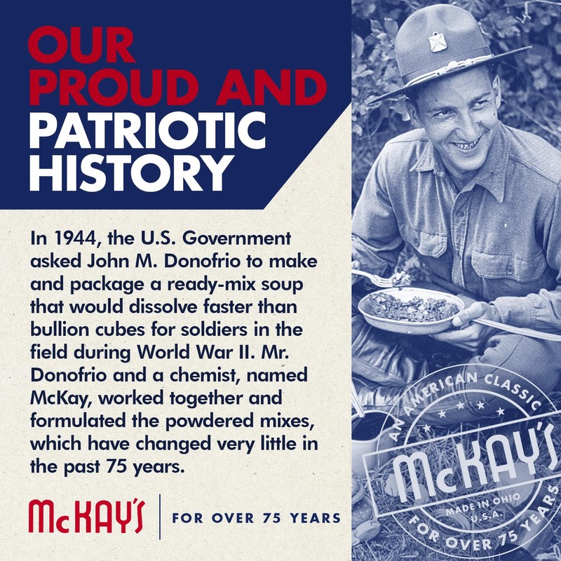 McKay's Beef Flavored Soup Seasoning, Gluten Free, Vegetarian Instant Broth,