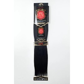 Extensiones De Cabello 100% Natural Luv 80cm 18pLG Medio Paq