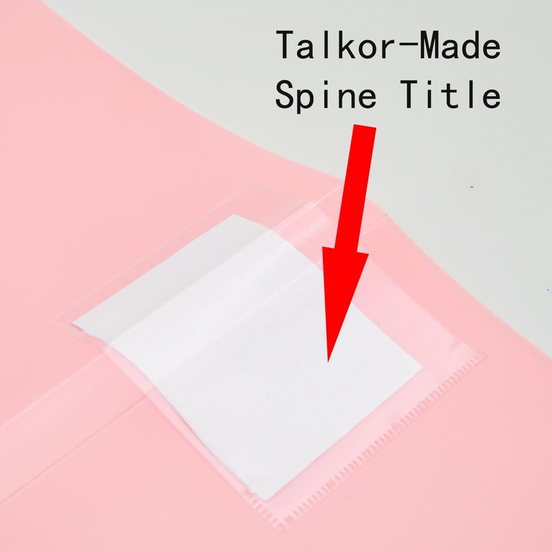 Lilaly 1 Pack Document Organizer Folio, Binder with Plastic Sleeves