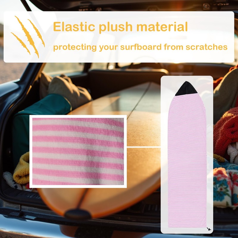 Xinpinzhou Surfboard Sock Cover for Longboard Paddleboard Surf Board Sup