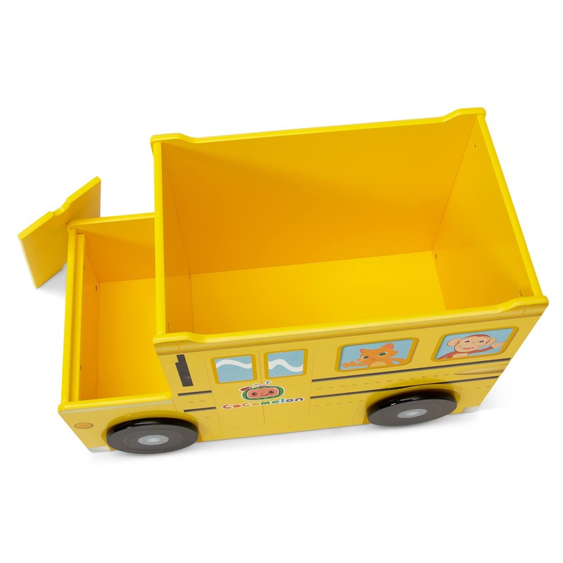 Delta Children CoComelon School Bus Toy Box - Greenguard Gold