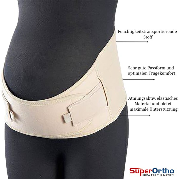 Super Ortho Pelvic Bandage - Pregnancy Band - Abdominal Band - Pregnancy Bandage - Supports Back, Stomach and Waist