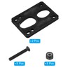 PATIKIL Skateboard Riser Pads Screws Set, 2 Pack 6mm Longboard