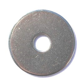 Pack 100 of 1/4 x 1 Flat Fender Washers 304 Stainless Steel 18-8