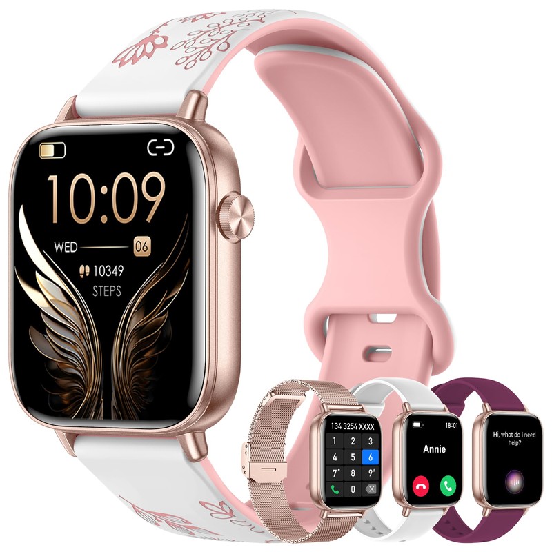 Betatree Smart Watch for Women (Answer/Make Calls),1.83" Touch Screen Fitness