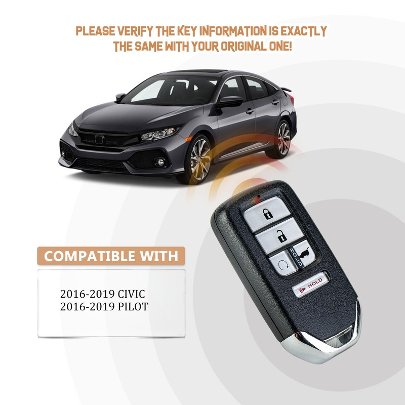 USAKeys Keyless Entry Remote Control Replacement for Honda Pilot CR-V