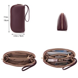 Medium Backpack Purse for Women Convertible Travel Soft Backpacks Ladies Purse set with Wallet and Crossbody Bags RoyalRed