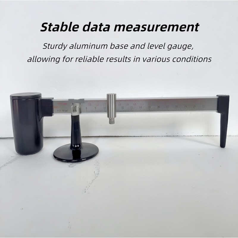 Mud Hydrometer, Balance Scale Mud Liquid Densimeter Tester, Double-Scale Laboratory
