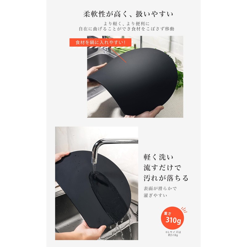 Cutting Board Round Elastomer D Type [99.9% Antibacterial x Heat