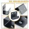 Alise Black Tile Display Wall Hanger Fastenerr,Stainless Steel Wall Mount